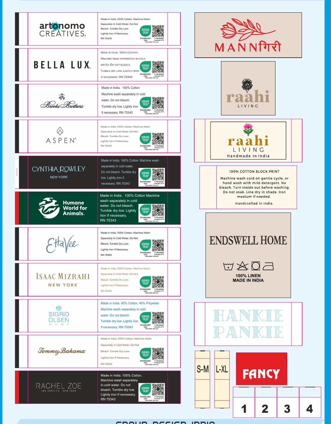 Printed & Colour Labels